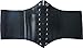 HOEREV Elastic Wide Band Elastic Tied Waspie Corset Waist Belt,Small,Red