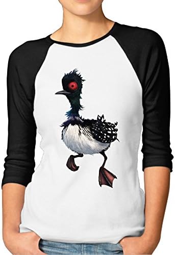 Kim Lennon Finding Doky Beckty Bird Women Essential Raglan T-shirt Black