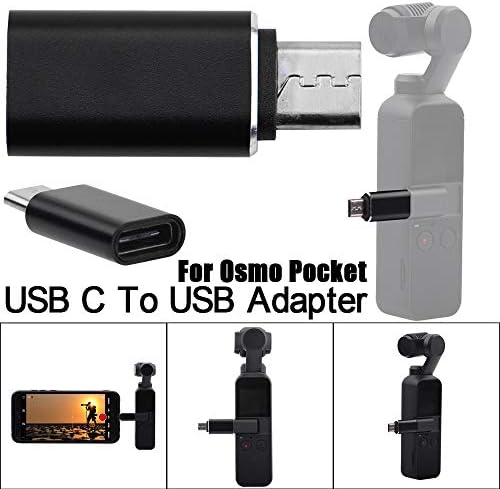 Huhua💗Replacement Type C USB C To USB-A 3.0 Adapter Fast Adapter for DJI Osmo Pocket