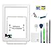 FixCracked for iPad 2 (2nd Generation) Touch Screen Glass Digitizer Replacement, Home Button Assembly, Midframe Bezel, Pre-installed Adhesive Tape, Wifi Antenna with Tools,White