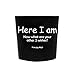 Funny Guy Mugs Here I Am Now What Are Your Other 2 Wishes Travel Tumbler With Removable Insulated Silicone Sleeve, Black, 16-Ounce