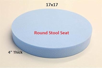 Amazon Com Upholstery Foam Pad Round Stool Seat Chair Cushion