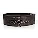 b.m.c BMC Double Buckle Style Thick Elastic Cut Out Faux Leather Fashion Belt