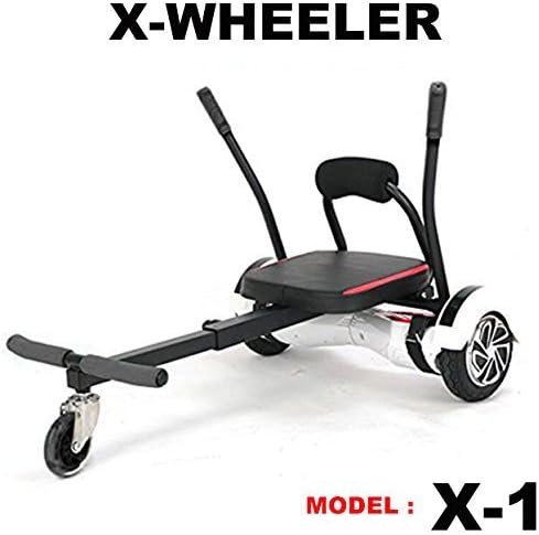 Go Kart Conversion Kit for Hoverboards - Adjustable - All Heights - All Ages - Self Balancing Scooter - Compatible with most Hoverboards (Black) - HoverBoard not included