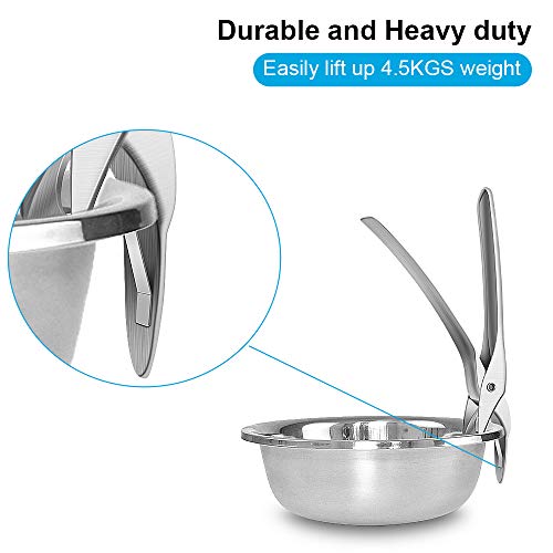YAZEMKEL Gripper Clips for Moving Hot Plate or Bowls with Food Out, From Instant Pot, Microwave, Oven, Air Fryer.