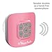 AquaAudio Cubo – Portable Waterproof Bluetooth Speaker with Suction Cup for Showers, Car, etc. - Pairs with All Bluetooth Devices + Siri Compatible - 10 hours Playtime/ Built-in Mic (Pink)