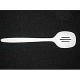 Gourmac White Melamine Slotted Spoon 12