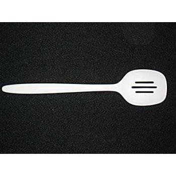Gourmac White Melamine Slotted Spoon 12