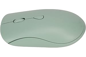 LAISANIM 2.4G Wireless Mouse, 1600DPI Ergonomic Silent Mouse with USB Receiver, Rechargeable Battery for PC, Laptop, Office, 