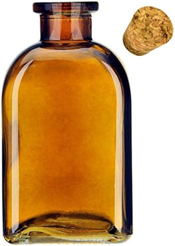 Olive Oil Outpost on Anna Maria 250ml Amber Spanish Style Glass Bottle Natural Cork