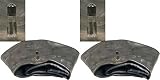 Air Loc Brand Set of 2 Tire Inner Tubes with TR13 Rubber Valve Stems - 15x6.00-6, 15x6.00-6