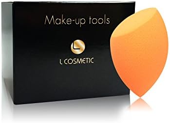 L COSMETIC Beauty Sponge Makeup Blender Sponge for Powder,Foundation Blender Sponge Make Up Sponge for Cosmetic Blending(Orange)