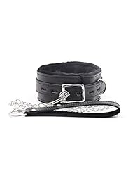 AOTNEG STAR Collar Pu Leather Choker Necklace with Chain for Women Men Ladies