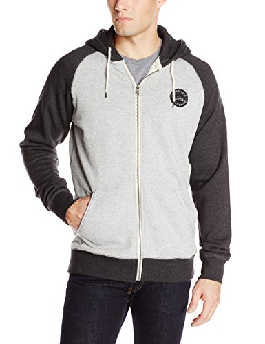 quiksilver men's major stripe fleece hoodie