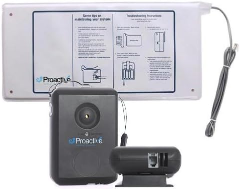 Chair Sensor Pad (45 day, 7" x 15") with Advanced Chair / Bed Alarm - Black