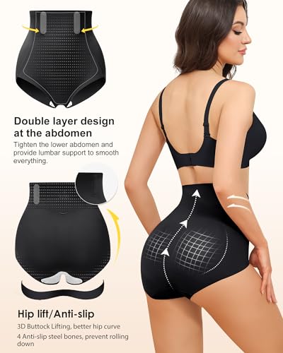 Levao Women's Invisible Slimming Shapewear Panties Shapewear Flat Belly High Waist Shapewear Tummy Control and Lift