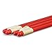 2 Pack of Unbreakable Red Polycarbonate Diabolo Sticks with Preattached String