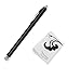 Black Precision Touch Craftsman Stylus featuring a Nylon Mesh Universal Stylus Capacitive Touch Screen Pen for iPad 1 2 3rd 4 iPod Touch iPhone 5 4 4S 3g 3gs Motorola Xoom Samsung Galaxy S2 S3 Tab 8.9 10.1, Blackberry Playbook HTC Flyer Evo View Tablet