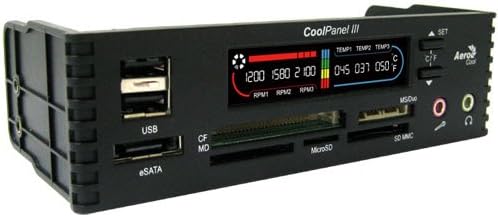 Aerocool CoolPanel III Fan Control/Card Reader