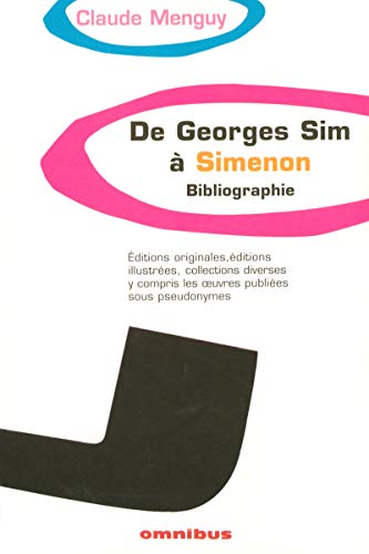[E.b.o.o.k] De Georges Sim à Simenon : Bibliographie Z.I.P