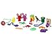 Toy filled Easter eggs, surprise eggs filled with Easter toys, 100 pack great for Easter eggs school hunt, Surprise Eggs Hinged Together for Easy Assembly with Bonus Easter Multi Color Highlighter.