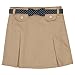French Toast Big Girls' Polka Dot Belted Scooter, Khaki, 8