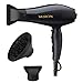 VASLON 1875W Lightweight Negative Ions Hair Blow Dryer with Concentrator Nozzle 2 Speed and 3 Heat Settings Cool shot button DC Motor