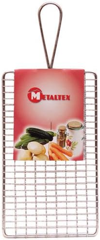 Metaltex Grid Raw Tinned Food Grater, Silver