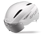 Giro Air Attack Shield Bike Helmet - Matte White/Silver Large