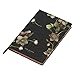 Ted Baker Soft Touch Arboretum Floral 192 Lined Page A5 Notebook, Black (ATED514)