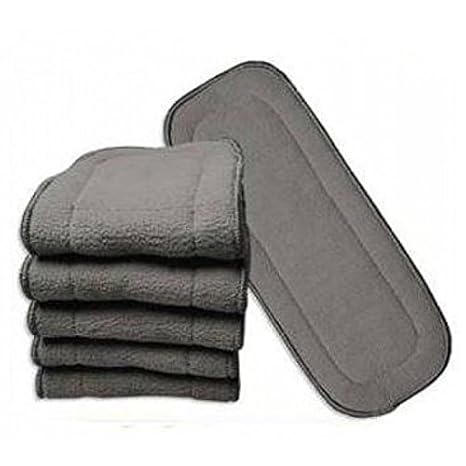 Eco Green Baby - Charcoal Bamboo Insert - 5 Layer - Pack of 2