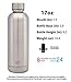 Simple Modern Simple Stainless Bolt Water Bottle - Vacuum Insulated Narrow Mouth 18/8 Stainless Steel Thermos Travel Mug - Double Walled Flask with Insulated Lid - Powder Coated Hydro Canteen -
