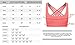 QUEENIEKE Women's Medium Support Strappy Back Energy Sport Bra Cotton Feel Size S Color Pink