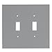 GlassAlike™ Double Switch Acrylic Mirror Plate