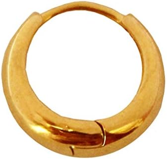 RICH AND FAMOUS Unique Gold Plated Bali Earring for Men & Boys