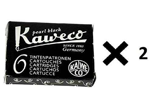 Kaweco Black Ink Cartridges - 2 Pack