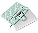 MOSISO Laptop Shoulder Bag Compatible with MacBook Pro 16 inch 2021 M1 Pro/Max A2485/2019-2020 A2141/Pro 15 A1398, 15-15.6 inch Notebook, Canvas Carrying Briefcase Sleeve Case Quatrefoil MO-QAF004