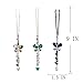H&D HYALINE & DORA Crystals Ornaments Chandelier Crystals Hanging Prisms Fengshui Suncatcher Rainbow Pendant Maker Car Charm (a Set of 3)