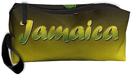 Cosmetic Bags Brush Pouch Jamaica Portable Makeup Bag Zipper Wallet Hangbag