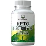 KETO Electrolytes - Beat the Ketosis Flu With Fast Recovery Supplement (120 Capsules). Best 4 UNFLAVORED Salts: Magnesium, Calcium, Sodium, Potassium For Ketosis Hydration. Zero Carb Electrolyte Pills