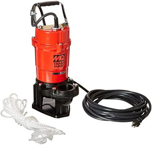 Multiquip ST2040T Electric Submersible Trash Pump with Single Phase Motor, 1 HP, 79 GPM, 2" Suction & Discharge