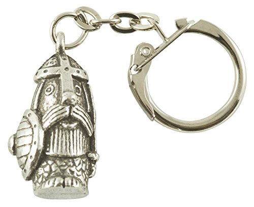 Viking Shrink Man Key Ring - Pewter