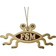 Amazon.com: EvolveFISH FSM Flying Spaghetti Monster Metal Holiday ...