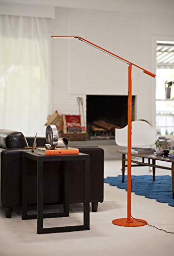 Koncept ELX-A-C-ORG-FLR Equo LED Floor Lamp, Cool Light, Orange