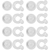 Clara Clark Duvet Comforter Clips - Grippers Bed Duvet Donuts Holders, Set of 8 Clips, Keeps Corners of Duvets Comforters Blankets in Place