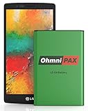 OhmniPax LG G4 Battery- 3000mAh Replacement Li-ion Battery for LG G4