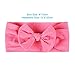 Gacimy Baby Girl Headbands Knotted Hair Bows Nylon Elastic Turban Headwrap Accessories