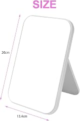 OSDUE Foldable Makeup Mirror 20x13.4cm Portable Rectangular Beige view 2