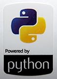 Powered by python Sticker 19 x 28mm [739]