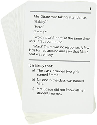 Edupress Reading Comprehension Practice Cards, Inference, Green Level (EP63400)